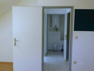 Zugang zum Schlafzimmer un d Sanitär