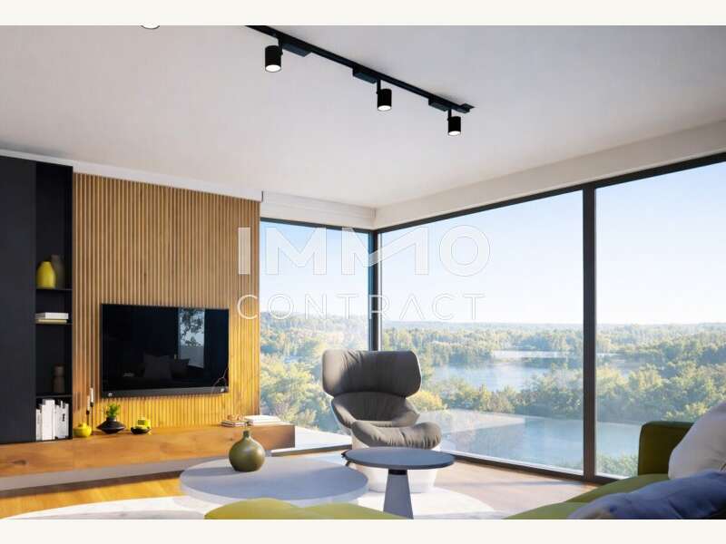 Innenvisualisierung - Aussicht - Doppelhaushälfte Höflein an der Donau - Bild 1