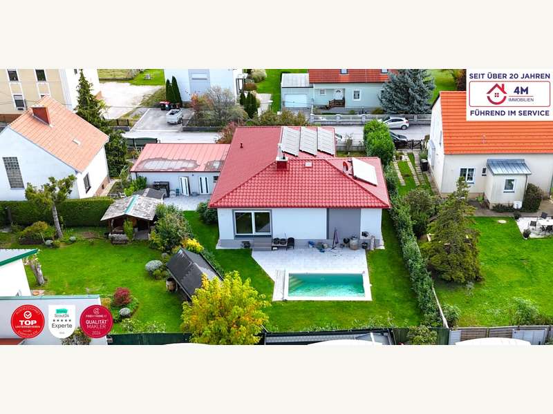 Luftaufnahme - Einfamilienhaus Leobersdorf - Bild 1