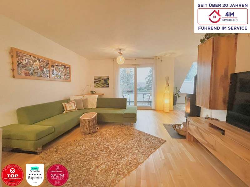 Wohnzimmer - Eigentumswohnung Breitenbrunn - Bild 1