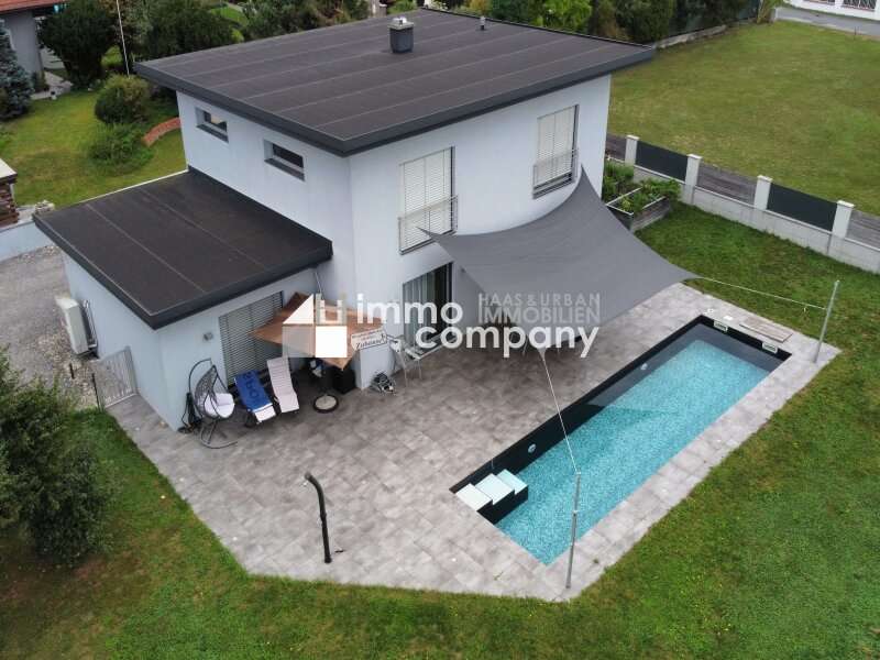 Luftaufnahme - Einfamilienhaus Stadl-Paura - Bild 1