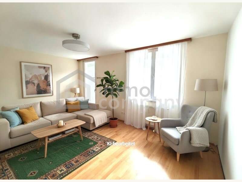 Wohnzimmer - Dachgeschosswohnung Graz - Bild 1