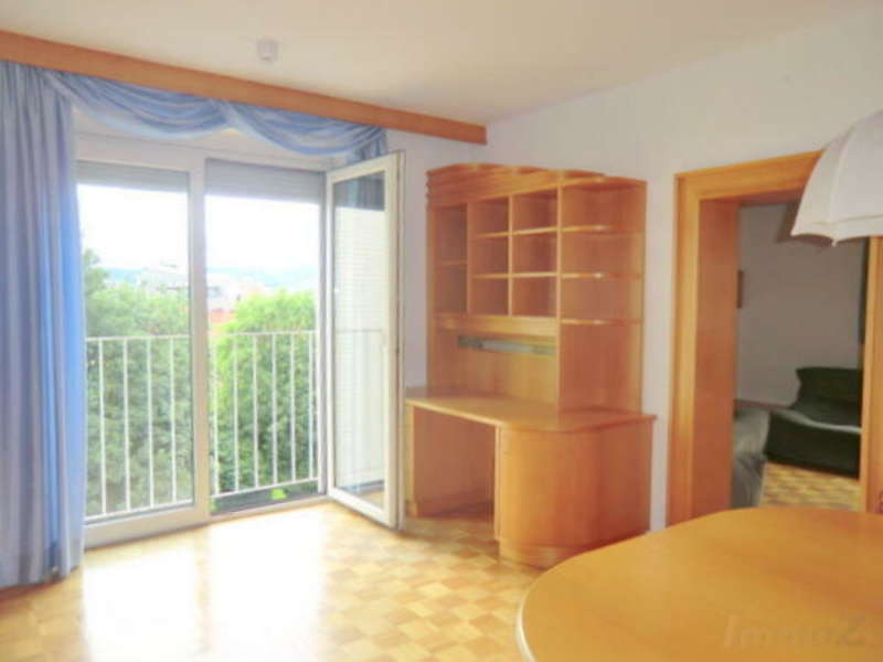 Wohnzimmer mit Balkon - Mietwohnung Graz - Bild 1