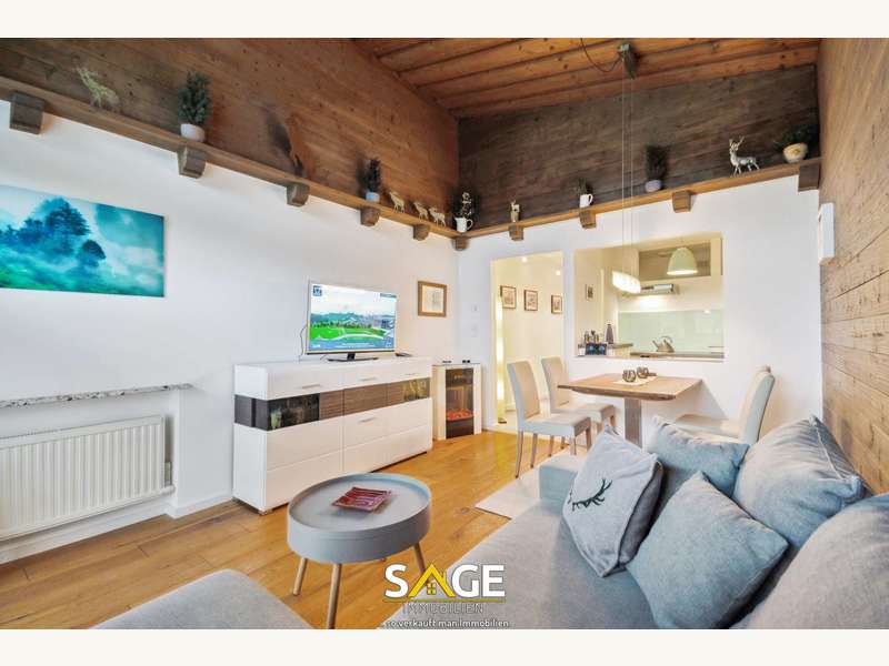 Wohnzimmer - Dachgeschosswohnung Saalfelden am Steinernen Meer - Bild 1